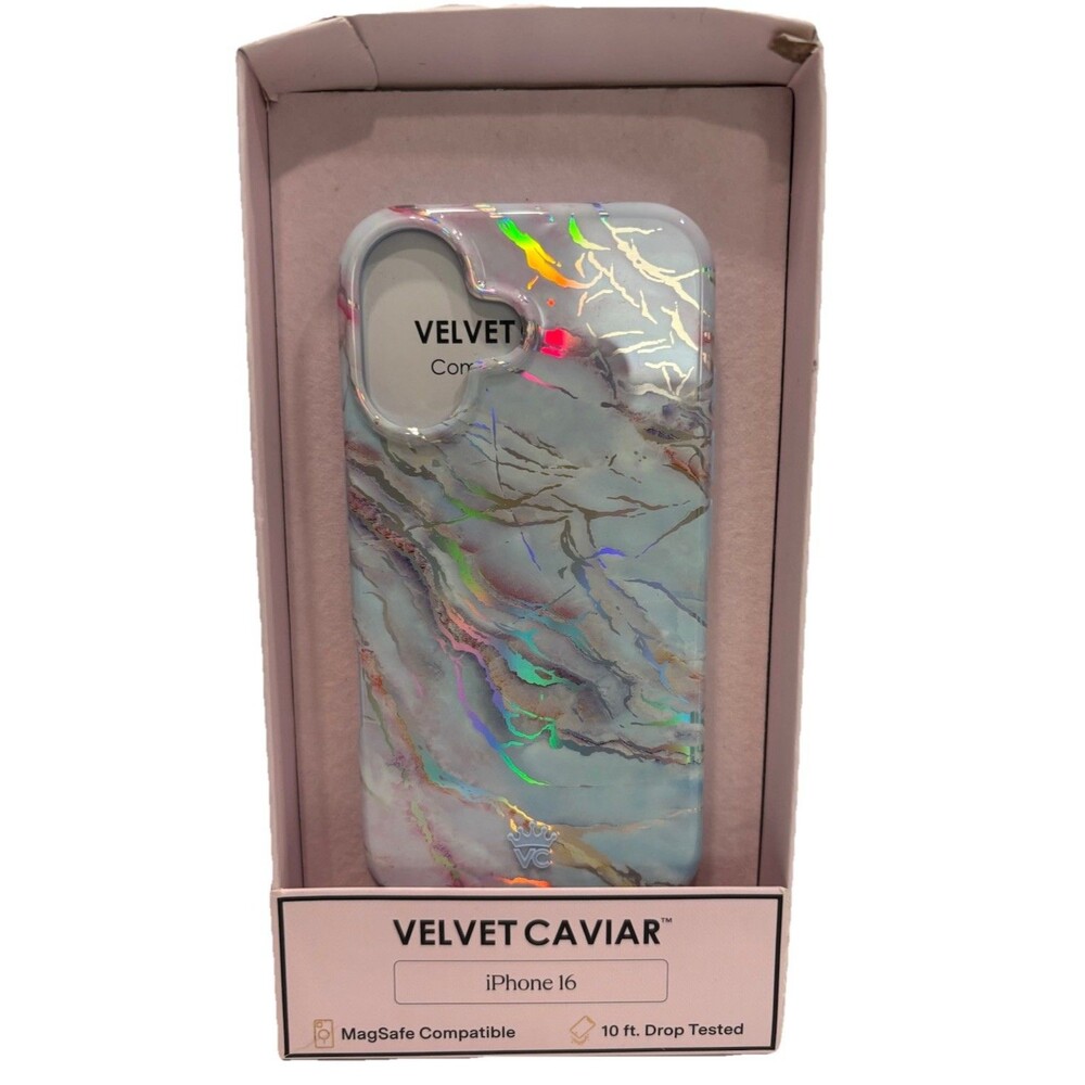 Velvet Caviar Marble Glossy MagSafe Case for iPhone 16 Shockproof
